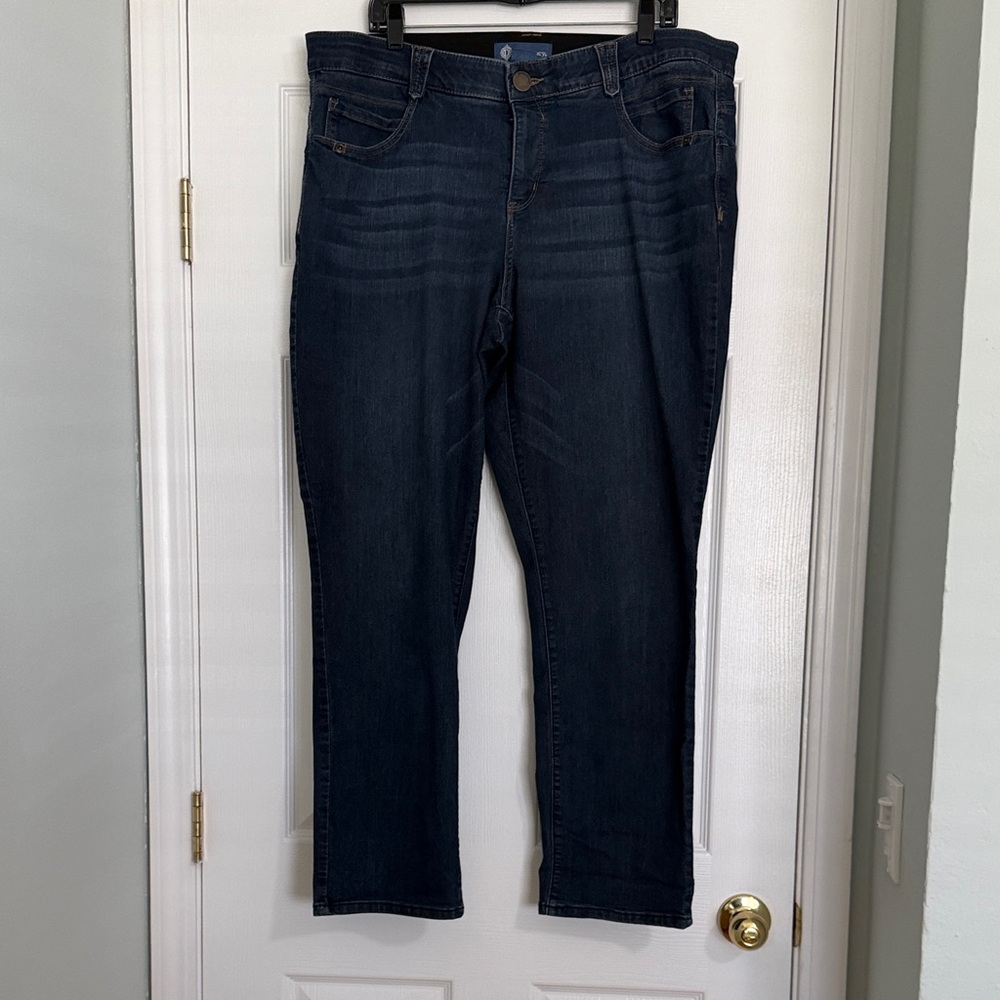 Democracy Dark Wash Straight Leg  Jeans